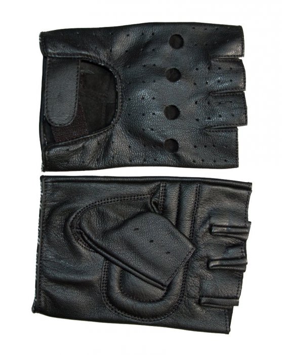 ROLEFF kožené rukavice, model RO30, čierne 