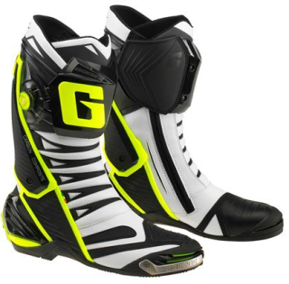 GAERNE topánky, model GP1 evo, čierno-bielo-žlté fluo