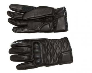 ROLEFF kožené rukavice, model RO43, čierne 