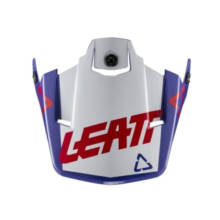 LEATT ochranný štít na prilbu, model 3.5 V20.2, bielo-modro-červená, (M-XXL)