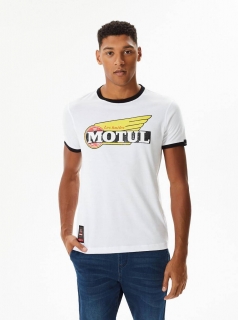 DIVERSE tričko, model Motul, biele