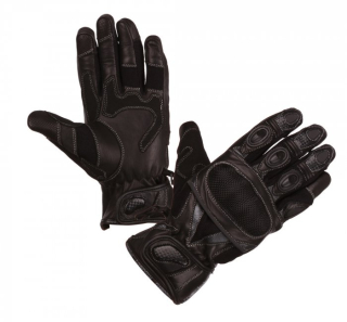 MODEKA kožené rukavice, model sahara short, čierne 