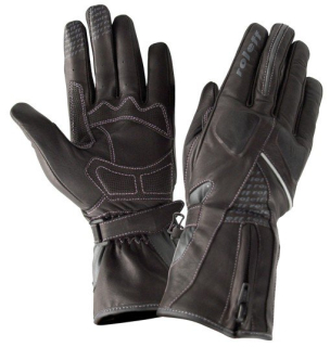 ROLEFF dámske kožené rukavice, model RO76, čierne 