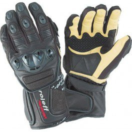 ROLEFF kožené rukavice, model RO69, čierne 