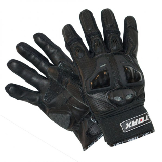 TORX kožené rukavice, model sunrise, čierne