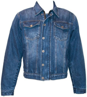 ROLEFF bunda, model jeans aramid, modrá