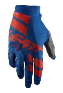 LEATT rukavice, model gpx 2.5 x-glow, modro-červené